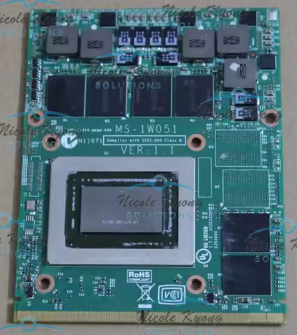 MS-1W051 GTX670M 670M Upgrade 570M For MSI 16F2 16F3 16F4 1761 1762 1763 GT683DX GT780 GT783DX GT60 