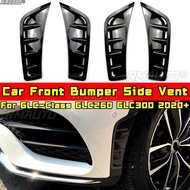 For Mercedes Benz GLC-Class GLC260 GLC300 2020+ Body Kit Car Front Bumper Side Vent Front Side Air V