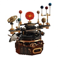 Tombwood 2004 ABS Plastic Electric Building Blocks Solar System Star Globe Rotating Assembled Model 