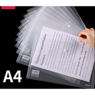 Deli student document bag, A4 size 8308, transparent, suitable for office workers