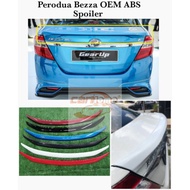 Perodua Bezza OEM ABS Spoiler Gear Up Spoiler  body kit with paint *ready stock*