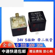 Best Sellers❤ Brand New Original V23234-A0004-Y051-24V Ready Stock BOSCH Car 5-Foot with Diode Relay