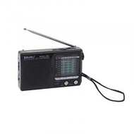 KK9B 老人收音機AM/FM全波段便攜式迷你袖珍型收音機黑色