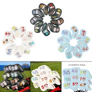 [szlztmy2mg] 9x Golf Iron Club Head Covers Set Protection 4-9,P,A,S Golf Wedge Covers Set for Men Wo