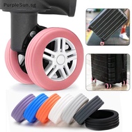 PurpleSun 8Pcs Silicone Wheels Protector For Luggage Reduce Noise Travel Luggage Suitcase Wheels Cover Luggage Accessories SG