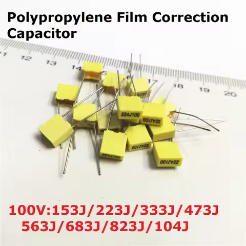 20PC Polypropylene Film Capacitor 100V 153J100 223J100 333J100 473J100 563J100 683J100 823J100 104J1