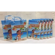 Personalized Moana Party Needs and Give Aways