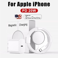 Magnetic Charger For Apple iPhone Original PD 20W Wireless Charger Set For iPhone 13 12 11 14 Pro Max Mini X XS XR Fast Charging