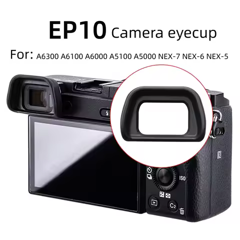 Hard Plastic FDA-EP10 Eyecup Viewfinder Replacement for Sony A6300 A6100 A6000 A5100 A5000 NEX-7 NEX