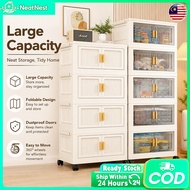 Storage Cabinet Organizer 50-80cm Multipurpose Foldable Storage Box Kitchen Double Storage Cabinet
