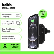 Belkin WIC004btBK-NC BoostCharge Magnetic Wireless Car Charger 10W+1.2M cable, without charger (iPho