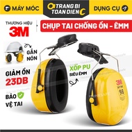 3M Optime 98 H9P3E cone-mounted noise-canceling earmuffs - Noise-canceling earmuffs for comfort when