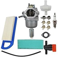 594593 Carburetor Tune-up Kit with Air Filter Spark Plug fit for Briggs and Stratton 591731 593514 6