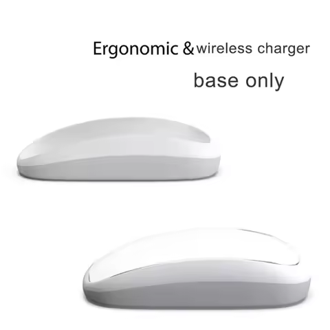 AA58 Mouse Dock for Apple Magic Mouse 2 Charging Dock Ergonomic Wireless Charging Pad Housing Increa