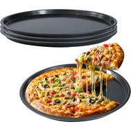 4 Pek Loyang Pizza Tidak Melekat - Loyang Pembakar Pizza - Dulang Pembakar Pizza Tahan Lasak - Lemba