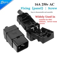 220V Male Female Electrical Plug Type C19 C20 16A  250V AC  IEC Adapter Sockets Power Socket IEC320 