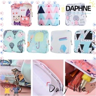 ♞,♘DAPHNE Cotton Sanitary Pad Bags Napkin Towel Storage Pouch Sanitary Napkin Storage Bag Headphone