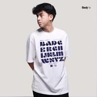 Badger Basic T-shirt MATRIX White Tshirt Lelaki