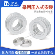 2GT2M50 Tooth Bearing Synchronization Wheel with Wheel Passive Wheel Bearing Wheel Idler Pulley Pull