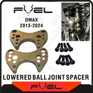 FUEL TRUCK ISUZU DMAX 13-24 LOWERED UPPER ARM BALL JOINT SPACER ADAPTER ADJUS ALIGNMENT CAMBER TYRE 