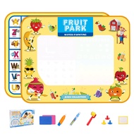 New 4 Sketch Board Coloring Books Water Painting Rug Kids 4 Types Water Drawing Mat &amp; 2 Pens WaterSketchp Mat WritingEducational