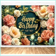 Sage Green Birthday Backdrop Sage Green Happy Birthday Banner Green Birthday Background Sage Green