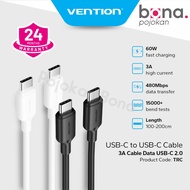 Vention 60W 100W Fast Charging Type C to C Charger Cable