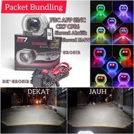 CR7 C986 - Projector Biled Crystal Shroud App Complete with ballast and Cooling Fan Plus DEVIL and s