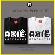 ❃ ㍿ ✎ Graphic Tees MNL - GTM Axie Infinity v411 Moderator Customized Shirt Unisex Tshirt for Women