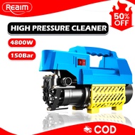 REAIM 4800W Water Jet High Pressure Cleaner High Pressure Portable Water Jet Wash Machine