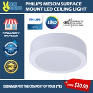 Philips Meson Surface Mount 17W 24W LED Ceiling Light Concrete Ceiling