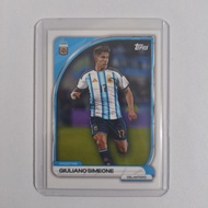Topps Giuliano Simeone Argentina Football Card