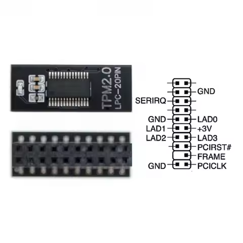 TPM 2.0 Module 12/14/18/20PIN TPM 2.0 Encryption Security Module TPM 2.0 Encryption Security Module 