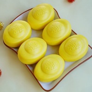 美姬饅頭 金元寶造型鮮乳奶黃包 一盒6入