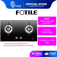 FOTILE Built-in Gas Hob 5.0kW Super Flame Series GHG78211