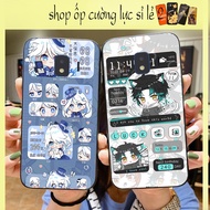 Samsung j2 pro / ss j2 core / ss j4 2018 case with chibi Genshin Impact print