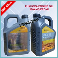 FUKUOKA LUBRICANTS 10W-40 PRO API SN/GF-5 SEMI SYNTHETIC (4L) ENGINE OIL