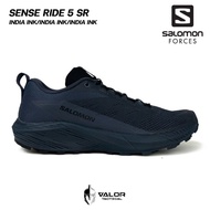 Salomon - Sense Ride 5 SR [India Ink/India Ink/India Ink] รองเท้าผู้ชาย รองเท้าวิ่งเทรล Trail Running กันลื่น