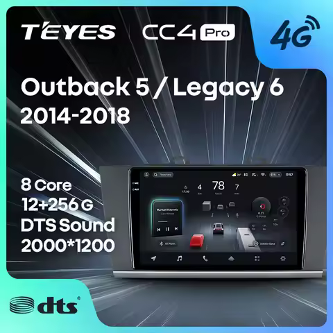 TEYES CC4 PRO For Subaru Outback 5 2014 - 2018 Legacy 6 2014 - 2017 CarPlay Radio Multimedia Stereo 