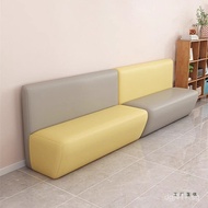 Training Kindergarten Parents Wall Sofa Rest Area Sofa Waiting Corridor Seat Long Bench Early Educat