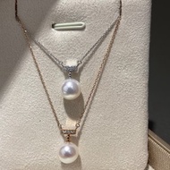 序光鑽石Akoya海水珍珠AKOYA珍珠真珠18K金珍珠項鍊珍珠耳環