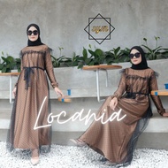 B T C ~ ( COD ) JASMINE BAJU WANITA CASUAL BRUKAT TILLE POLKADOT MOTIF DOTTY | BAJU WANITA MUSLIM REMAJA KEKINIAN MODEL TERBARU 2022 | DRESS MAXI JUMBO SIZE L XL XXL LD 118 120 | GAMIS LEBARAN HARI RAYA 2022 MURAH | BAJU WANITA | PAKAIAN MUSLIM REMAJA