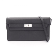 【二手】愛馬仕 HERMES Kelly Long To Go Sellier 黑色肩背包 其他 Kelly Long To Go 黑色 女士二手 B
