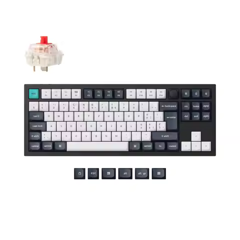 Keychron Q3 Max QMK Wireless Custom Mechanical Keyboard ISO Layout Collection Gateron Jupiter Switch