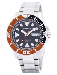 全新精工運動J.Springs自動黑色錶盤100M BEB078男士手錶
（出致日本精工廠