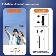 Puluz ไม้เซลฟี่ขาตั้งกล้องแบบสามขาสำหรับตั้งโต๊ะแบบหมุนสำหรับ X5 Insta360/X3 X4/DJI/อุปกรณ์เสริม Gop