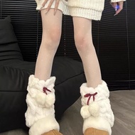 [Saror] Fuzzy Socks Warmer Mid-Calf Slimming Socks