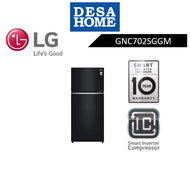 (FREE DELIVERY WITHIN KL) LG GN-C702SGGM  547L TOP FREEZER FRIDGE WITH SMART INVERTOR
