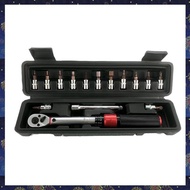 (F  Z)15Pcs Bicycle Repair Tool Kit 15Pcs Bicycle Repair Wrench Set 1/4 Inch Dual Direction Bike Rep