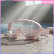 [ResinxaMY] Premium Adult Swimming Goggle Panoramic View Anti-fog Swim Glasses Leak-resistant for Aq